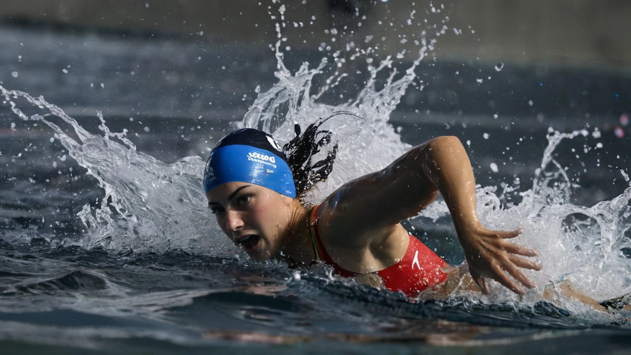 Desempenho impressionante de Ana Marcela Cunha na maratona aquática olímpica